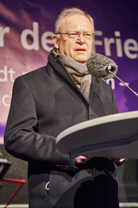 'Lichter für den Frieden' Friedensgebet und Kundgebung für die Ukraine in Hannover