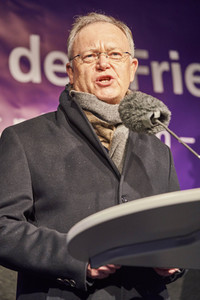 'Lichter für den Frieden' Friedensgebet und Kundgebung für die Ukraine in Hannover