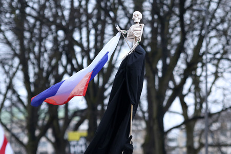 Demonstration gegen den Krieg in der Ukraine in Hamburg