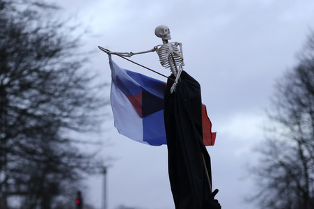 Demonstration gegen den Krieg in der Ukraine in Hamburg