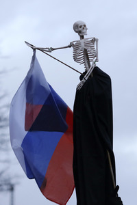 Demonstration gegen den Krieg in der Ukraine in Hamburg