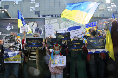 Ukraine Demo in Tokio