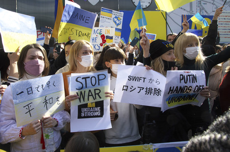 Ukraine Demo in Tokio