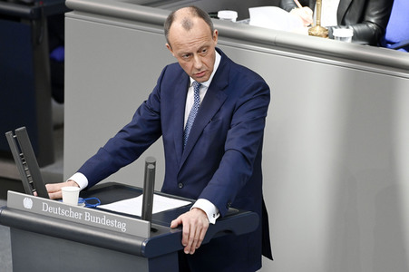 Sondersitzung des Deutschen Bundestages in Berlin