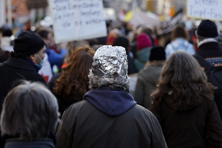 Coronademo in Düsseldorf