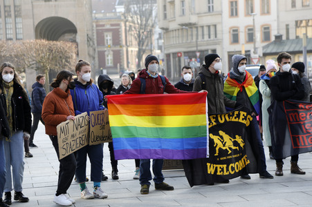 Kundgebung gegen Verschwörungstheorien und demokratiefeindliches Gedankengut in Görlitz