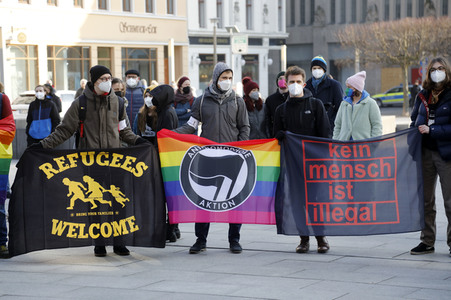 Kundgebung gegen Verschwörungstheorien und demokratiefeindliches Gedankengut in Görlitz