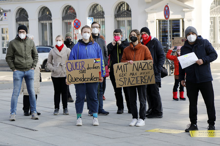 Kundgebung gegen Verschwörungstheorien und demokratiefeindliches Gedankengut in Görlitz