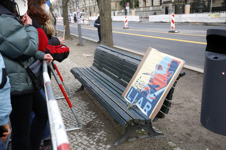 Großdemonstration gegen den Krieg in der Ukraine in Berlin