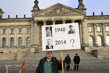 Großdemonstration gegen den Krieg in der Ukraine in Berlin