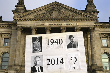 Großdemonstration gegen den Krieg in der Ukraine in Berlin