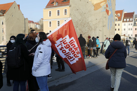 Soliaritätsaktion für die Ukraine in Görlitz
