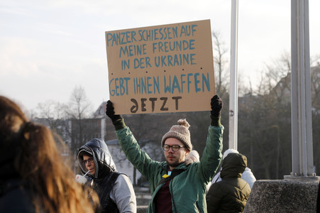 Soliaritätsaktion für die Ukraine in Görlitz