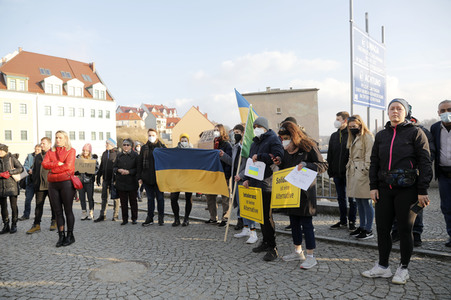 Soliaritätsaktion für die Ukraine in Görlitz