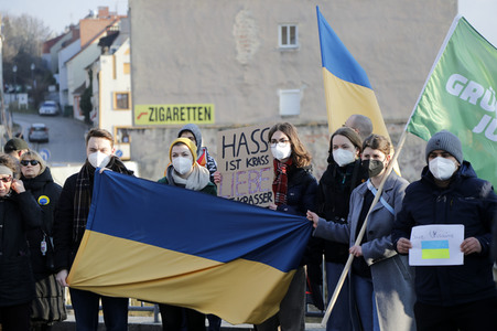 Soliaritätsaktion für die Ukraine in Görlitz