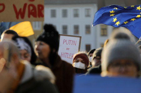 Soliaritätsaktion für die Ukraine in Görlitz