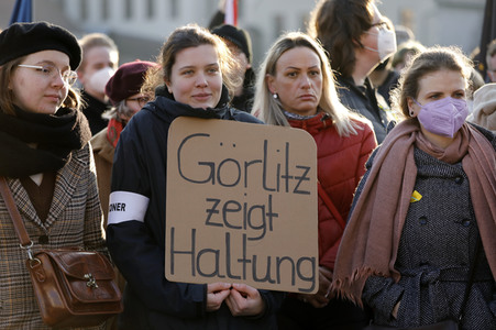 Soliaritätsaktion für die Ukraine in Görlitz