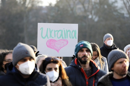 Soliaritätsaktion für die Ukraine in Görlitz