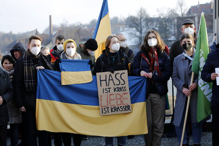 Soliaritätsaktion für die Ukraine in Görlitz
