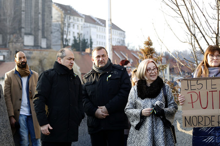 Soliaritätsaktion für die Ukraine in Görlitz