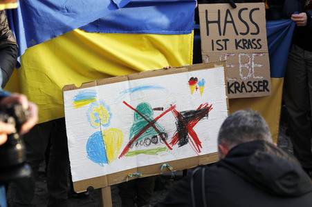 Soliaritätsaktion für die Ukraine in Görlitz