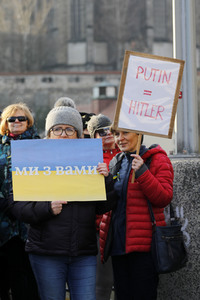 Soliaritätsaktion für die Ukraine in Görlitz