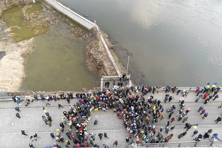Soliaritätsaktion für die Ukraine in Görlitz