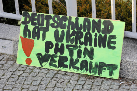 Soliaritätsaktion für die Ukraine in Görlitz