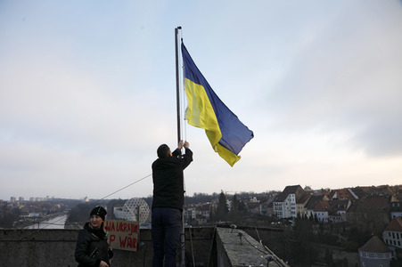 Soliaritätsaktion für die Ukraine in Görlitz