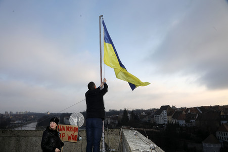 Soliaritätsaktion für die Ukraine in Görlitz