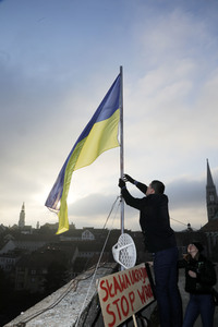 Soliaritätsaktion für die Ukraine in Görlitz