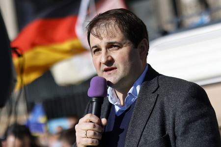 Demonstration gegen den Krieg in der Ukraine in Köln