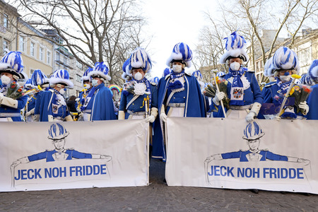 Friedensdemo am Rosenmontag in Köln