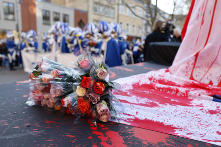 Friedensdemo am Rosenmontag in Köln