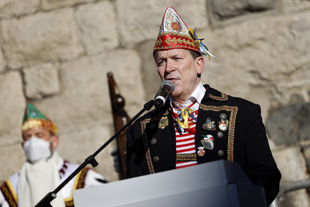 Friedensdemo am Rosenmontag in Köln