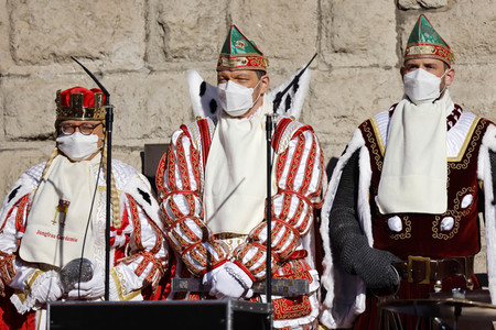 Friedensdemo am Rosenmontag in Köln