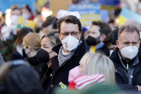 Friedensdemo am Rosenmontag in Köln