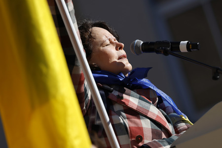 Friedensdemo am Rosenmontag in Köln