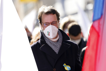 Friedensdemo am Rosenmontag in Köln