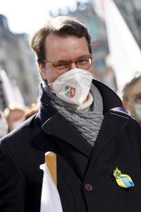 Friedensdemo am Rosenmontag in Köln