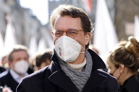 Friedensdemo am Rosenmontag in Köln