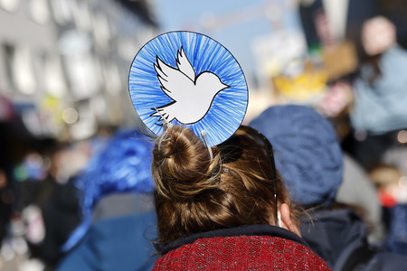 Friedensdemo am Rosenmontag in Köln