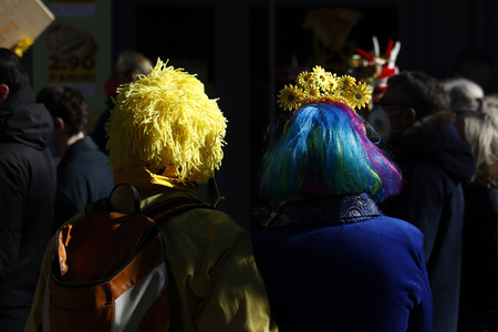 Friedensdemo am Rosenmontag in Köln
