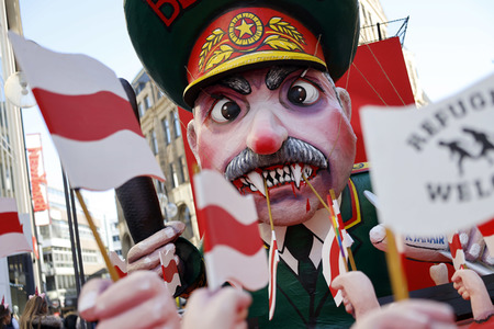 Friedensdemo am Rosenmontag in Köln