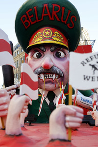 Friedensdemo am Rosenmontag in Köln
