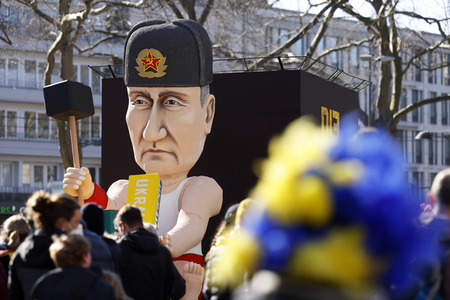 Friedensdemo am Rosenmontag in Köln
