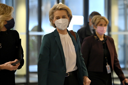 Debatte zur Aggression Russlands gegen die Ukraine im Europäischen Parlament in Brüssel