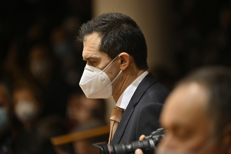 Debatte zur Aggression Russlands gegen die Ukraine im Europäischen Parlament in Brüssel