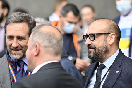 Ukraine Demonstration vor dem EU-Parlament in Brüssel