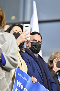Ukraine Demonstration vor dem EU-Parlament in Brüssel